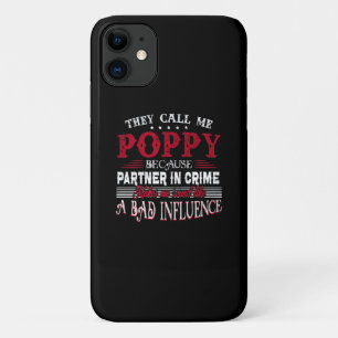 Ze noemen me Poppy Father Day Gift iPhone 11 Hoesje