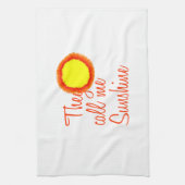 Ze noemen me Sunshine Theedoek (Verticaal)