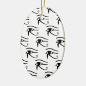 Ze oogsten het paardenpatroon keramisch ornament (Links)