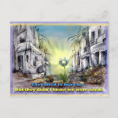 Ze probeerden ons te begraven. Maar we waren zaden Briefkaart (Voorkant)