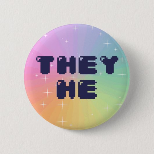 Ze Pronoun Button (Voorkant)