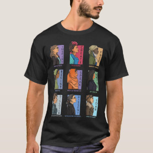 Ze regeert echte vrouwen met retro Lover Gift Stro T-shirt