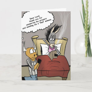 Ze rookt heet! kaart