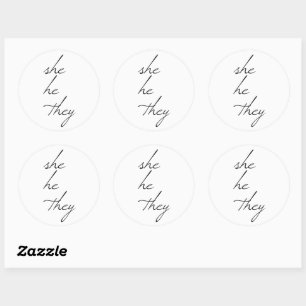 Ze schreef het script voor haar ronde sticker