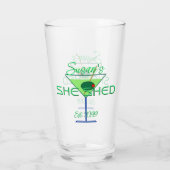 Ze schuurt kroeg pint bier glazen drinkware (Achterkant)