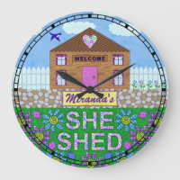 Ze Shed Woman Cave Custom Name Garden Hut