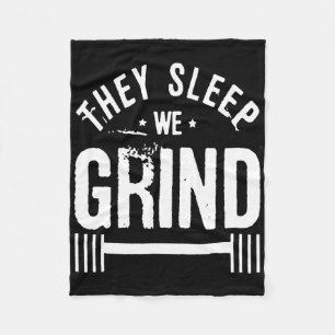 Ze slapen we grind fitness sportschool uit te werk fleece deken