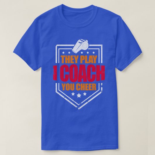 Ze spelen ICoach U kunt een lange hoes maken T-shirt (Design voorkant)