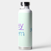 Ze spreken ze uit | JOUW NAAM | kleurrijk Waterfles (Rechts)