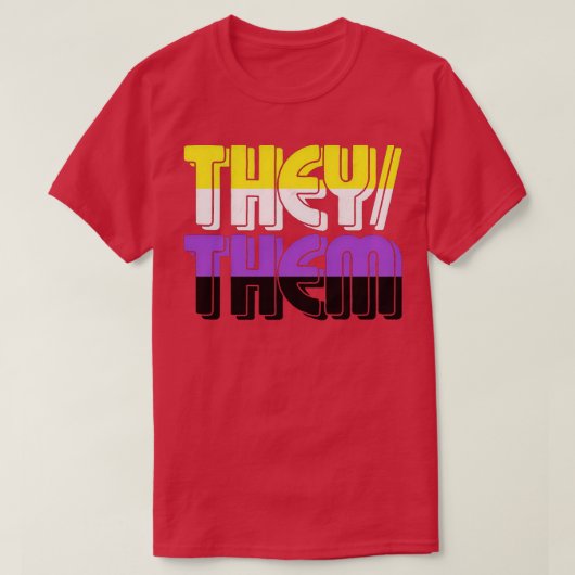 Ze spreken ze uit t-shirt (Design voorkant)