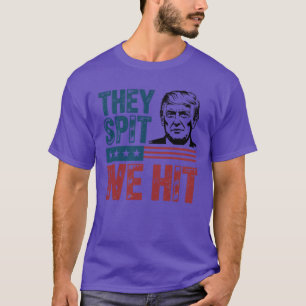 Ze spugen we slaan t-shirt