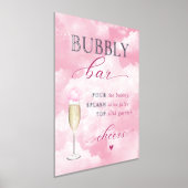 Ze staat op Cloud Nine Bubbly Bar Folie Afdrukken (Laagn)