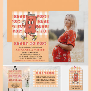 Ze staat op het punt om te barsten Baby Shower Ora Kaart