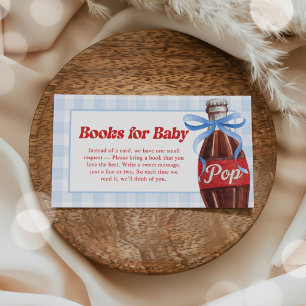 Ze staat op het punt te bevallen Baby Shower Boeke Informatiekaartje