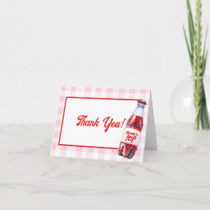 Ze staat op springen Baby Shower Frisdrank Bedankt