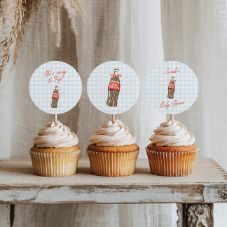 Ze staat op springen Ronde cirkel Labelstickers Sticker