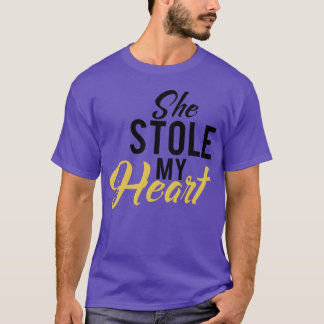 ze stal mijn hart meisje t-shirt