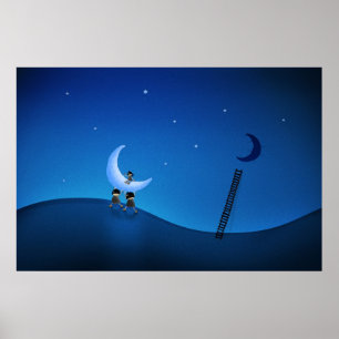 Ze stoppen de maan (versie 2008) poster