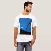 Ze stoppen de maan (versie 2008) t-shirt (Voorkant volledig)
