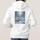 Ze Stopte Met Zich Verontschuldigen - Affirmatie C Hoodie (Achterkant)