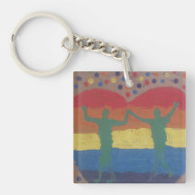 Ze trouwden met de regenboogbruiloft van Yeshaya D