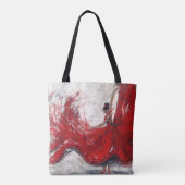 "Ze Twirls" Art Canvas tas (Achterkant)