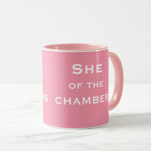 Ze van Chambers Funny Vrouw Barrister Nickname Mok (Voorkant rechts)