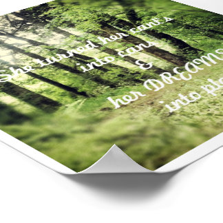 Ze veranderde haar kantelaar in blikjes poster