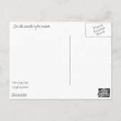 Ze verkoopt zeeschelpen aan de kust briefkaart (Achterkant)