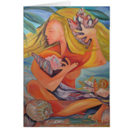 Ze verkoopt zeeschelpen - kaart