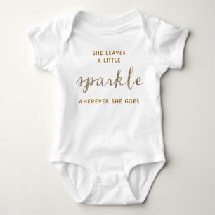 Ze verlaat een klein Sparkle™ Baby Shirt