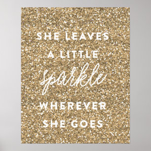 Ze verliest een kleine rugleuning - Premiumcanvas Poster