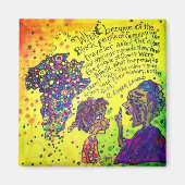 Ze verloren hun geschiedenis 2 inch vierkante magn magneet (Voorkant)