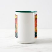 Ze verrijzen Cicada ontwaken Tweekleurige Koffiemok (Center)