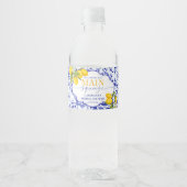 Ze Vierde Haar Bruidsfeest 'Main Squeeze' Waterfles Etiket (Voorkant)