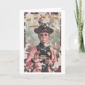 Ze voelde zich alsof ze was kraken blanco Humor gr Kaart