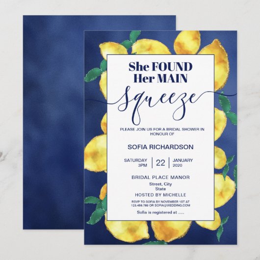 Ze vond haar belangrijkste druppelcitroen BOHO SUM Kaart (Voorkant / Achterkant)