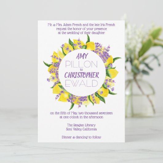 Ze vond haar belangrijkste knijp - huwelijksuitnod kaart (Staand voorkant)