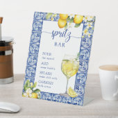 Ze vond haar belangrijkste knijpbar Spritz Reclamebord Met Voetstuk (Insitu)