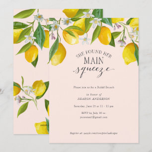 Ze vond haar belangrijkste knuppel, Lemon Bridal B Kaart