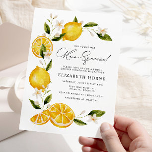Ze vond haar belangrijkste squeeze Citrus Floral B Kaart