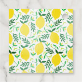 Ze vond haar belangrijkste squeeze gele citroenen bedankjes labels (Achterkant)