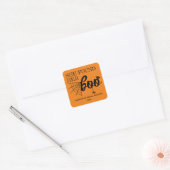 Ze Vond Haar "Boo" Bruidsuitnodiging Stickers (Envelop)