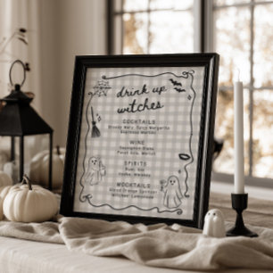 Ze vond haar Boo Halloween Bruiloft Drinken Poster