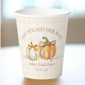 "Ze vond haar Boo" Halloween Herfst Bruidsborrel Papieren Bekers
