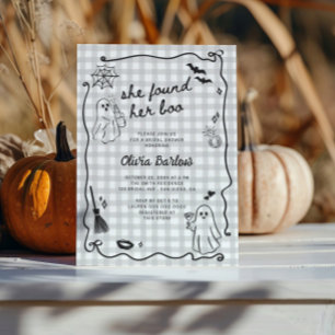 Ze vond haar Boo Quirky Halloween Vrijgezellenfees Kaart