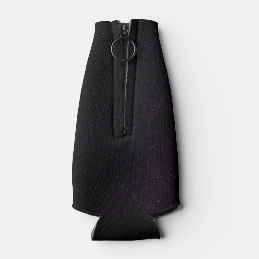 Ze vond haar Boo Zwarte Halloween Bruiloftsborrel Flesjeskoeler (Achterkant)