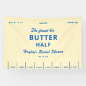 Ze vond haar boter half bruiloft spandoek (Horizontaal)