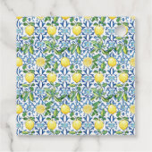 Ze vond haar bruidsfeest met de hoofdprijs bedankjes labels (Achterkant)