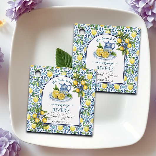 Ze vond haar bruidsfeest met de hoofdprijs bedankjes labels